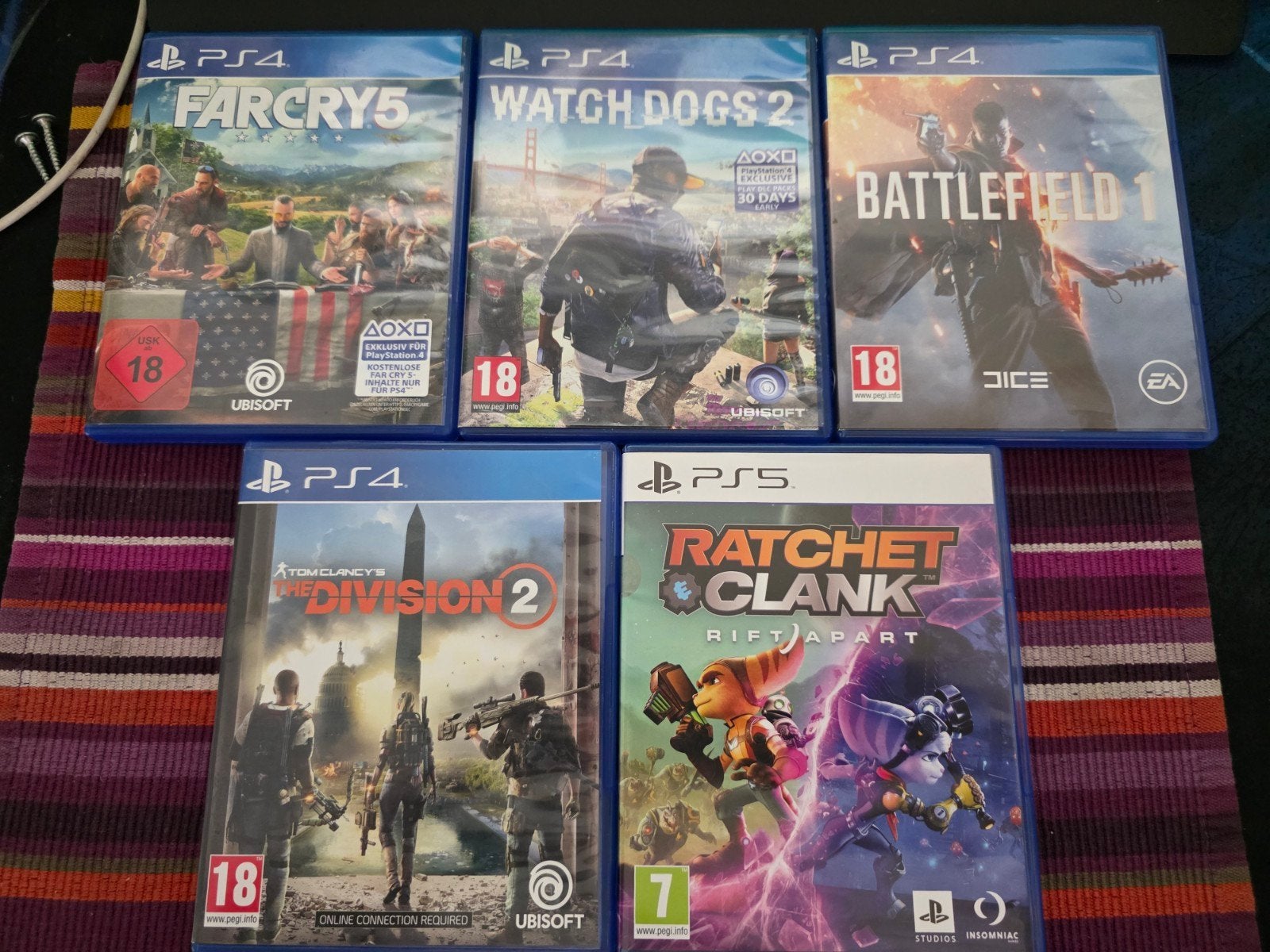 Diverse Playstation 4 & 5 Games, Avontuur en Actie, Online, Vanaf 18 jaar, 1 speler