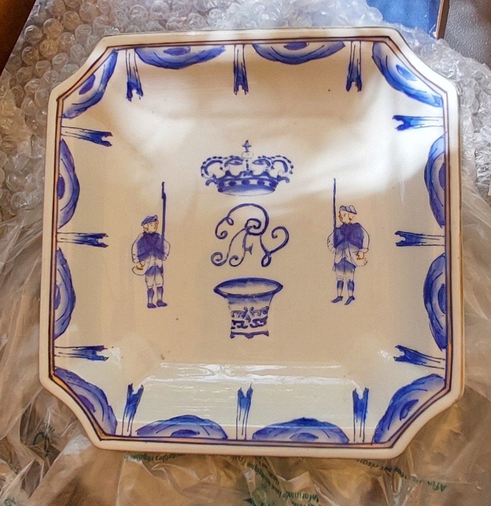 Royal Wong Lee 1895 Delfts Blauw Schaal 20x20 cm, Ophalen of Verzenden