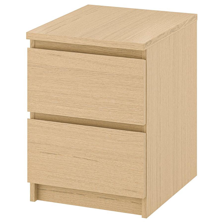 IKEA MALM Chest of drawers with 2 drawers, super clean, Ophalen, 1 of 2 laden, 50 tot 100 cm, Zo goed als nieuw