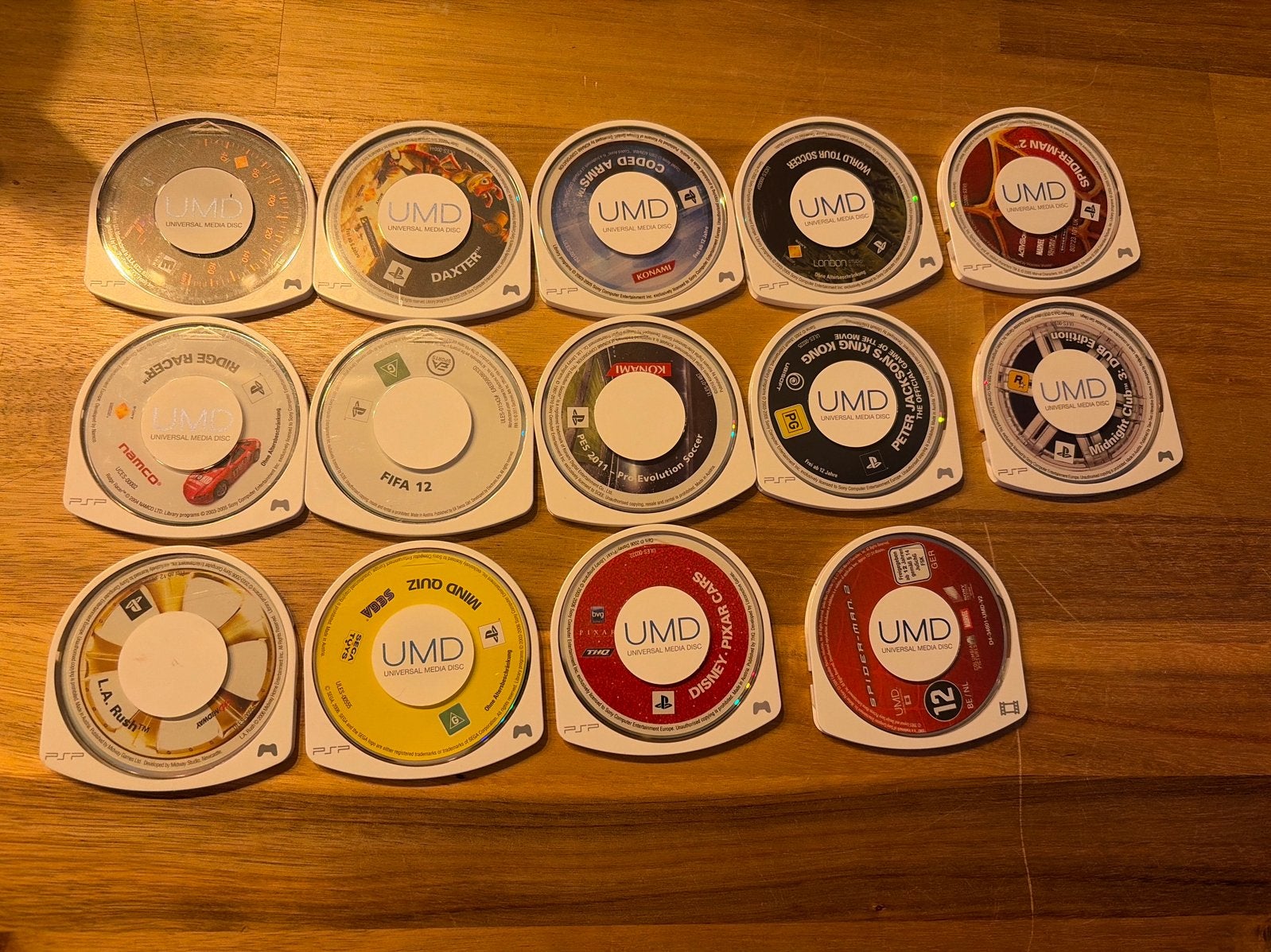 13 x PSP UMD Games + 1x UMD film, Ophalen, Gebruikt, Overige genres, 1 speler