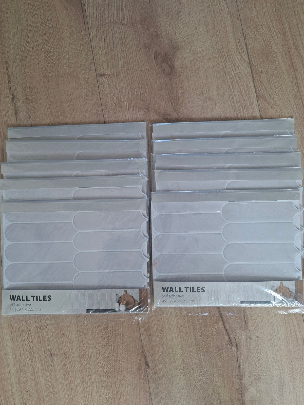 Nieuwe tegelstickers 4x 29,4 x 22,5 cm - 10 stuks, Overige materialen, Wandtegels, Nieuw, Minder dan 5 m²