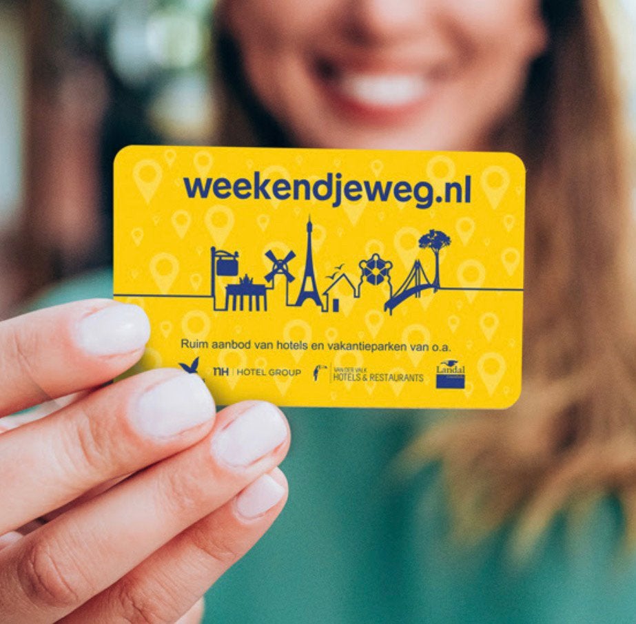 Weekendjeweg digitale cadeaubonnen twv 60,- euro, Tickets en Kaartjes, Eén persoon, Cadeaubon, Bungalowpark