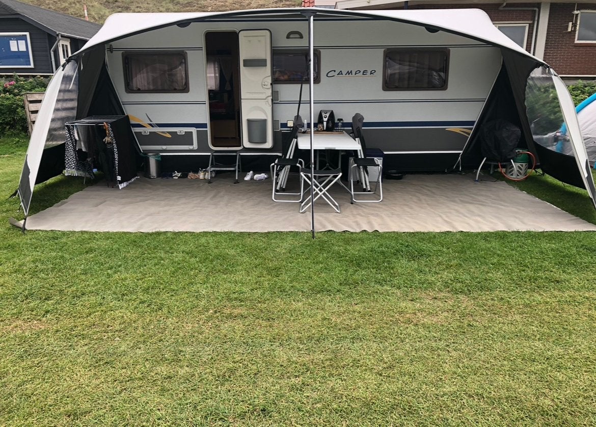 Mooie, frisse Dethleffs 540-Queensbed. Huisdier en rookvrij!, Caravans en Kamperen, Caravans, Mover, Rondzit, 7 tot 8 meter, Particulier