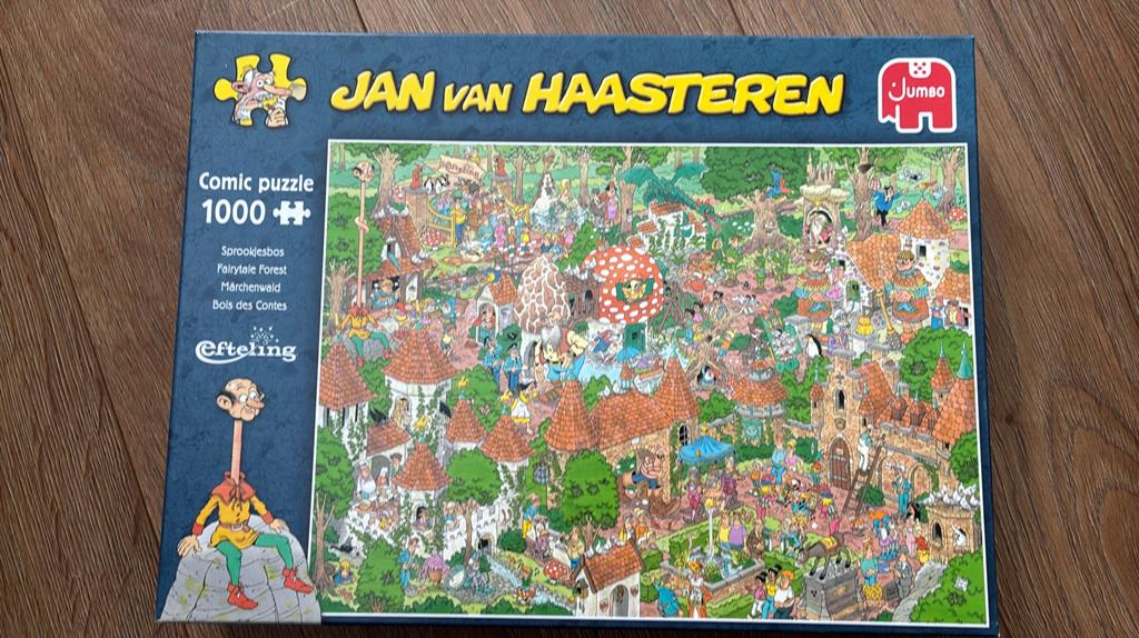 Efteling puzzel, Hobby en Vrije tijd, Denksport en Puzzels, Verzenden, 500 t/m 1500 stukjes, Zo goed als nieuw