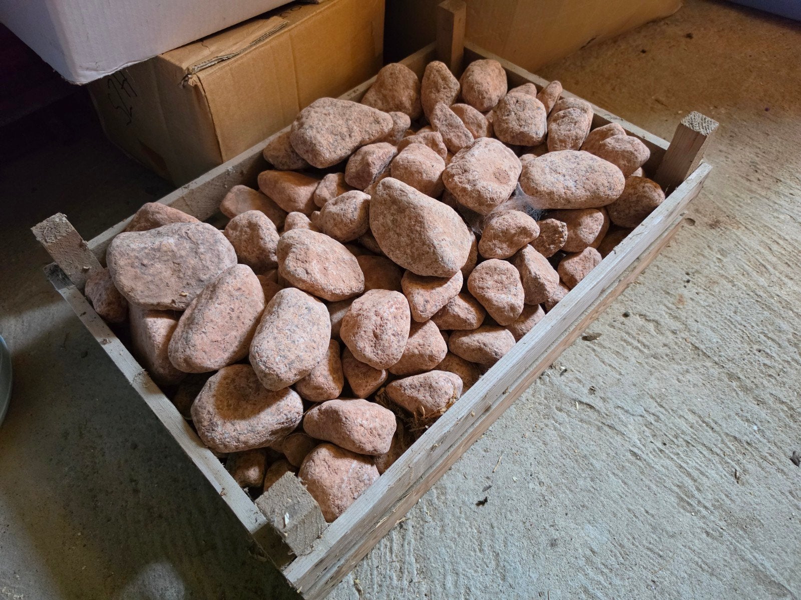 Gletsjer stenen rosé, Ophalen, Nieuw