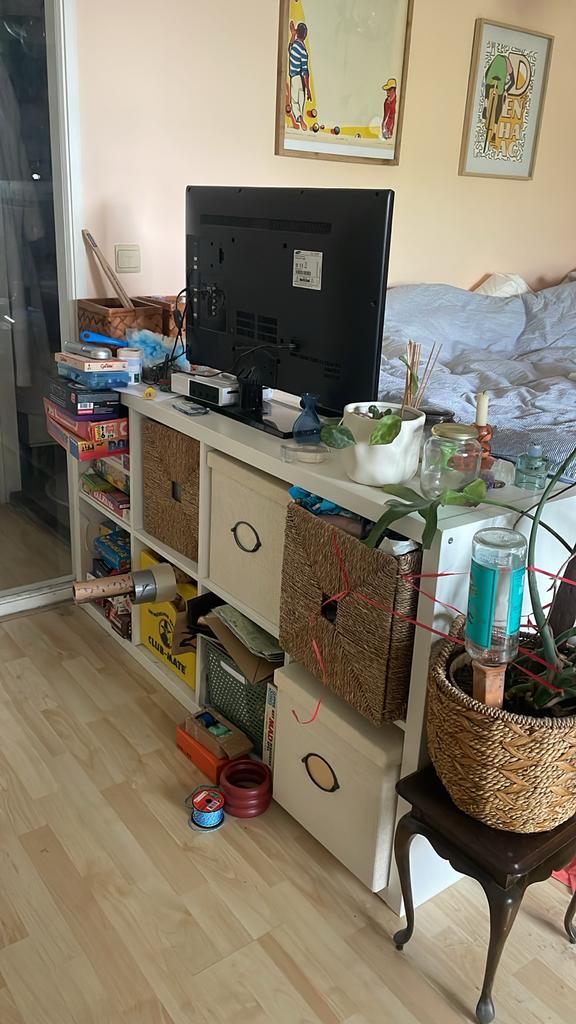 Witte IKEA Kallax kast, Ophalen, Zo goed als nieuw