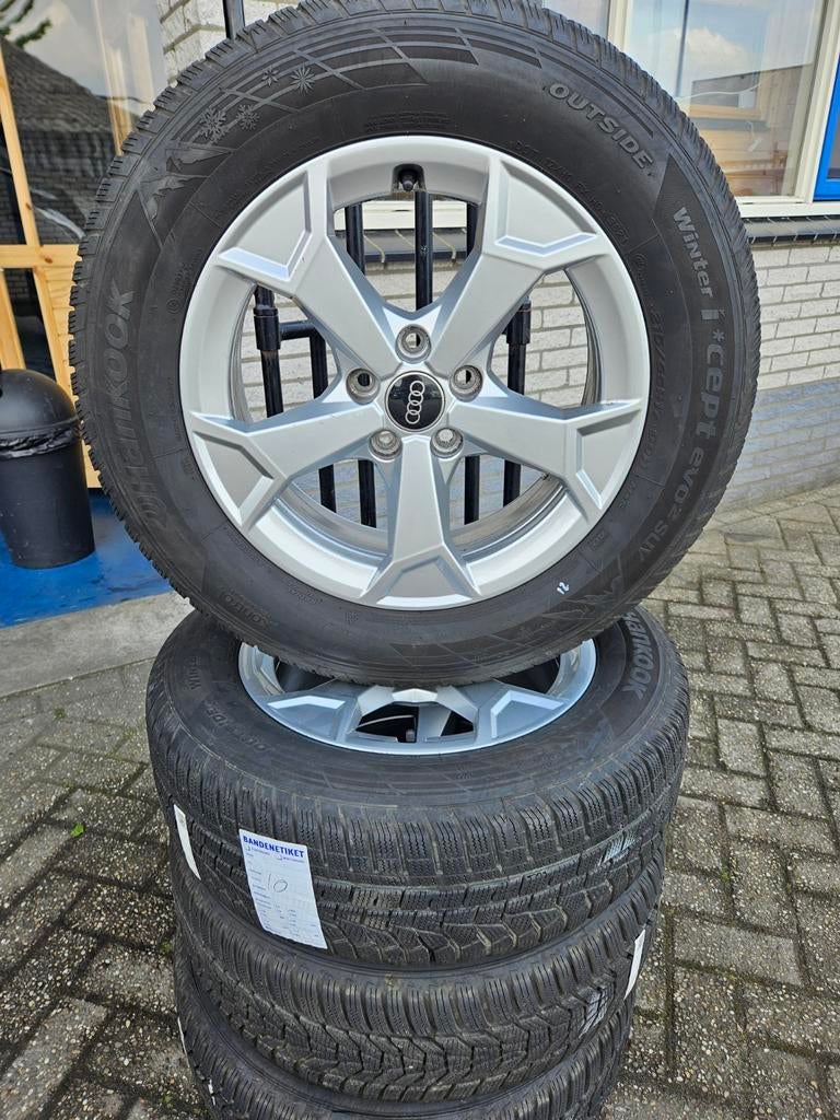 Winterbanden banden met velgen Hankook Audi Q2 215/65R17, Auto-onderdelen, Banden en Velgen, 215 mm, 17 inch, Band(en), Winterbanden