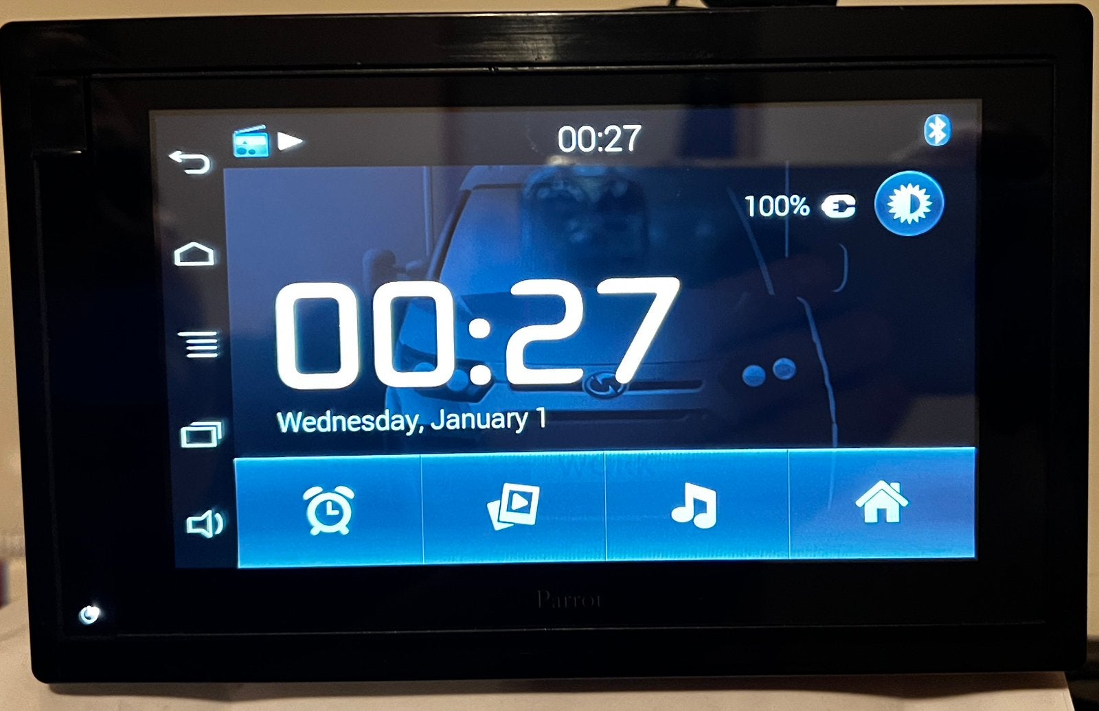 Autoradio Parrot Asteroid Smart met Bluetooth functie, Ophalen of Verzenden, Zo goed als nieuw