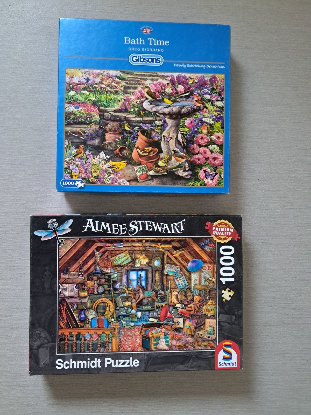 Ruilen of Kopen.Gibson, Falcon of Aimee Stuart puzzels, Ophalen, 500 t/m 1500 stukjes, Zo goed als nieuw