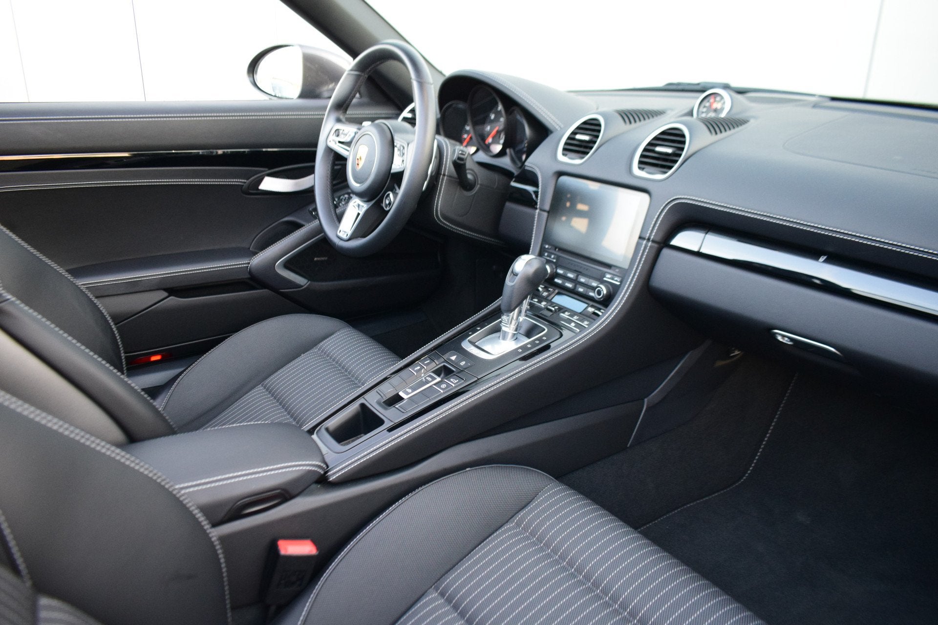 Porsche 718 Boxster 2.0 T Sport Chrono Plus Design/pakket Bo, Auto's, Achterwielaandrijving, Gebruikt, 4 cilinders, Cabriolet