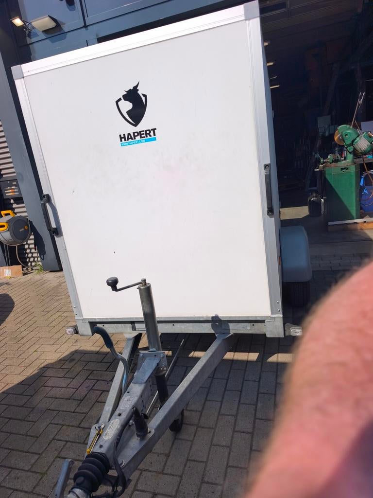 Hapert Gesloten Aanhanger - Ideaal voor Hogedrukreiniger, Ophalen of Verzenden