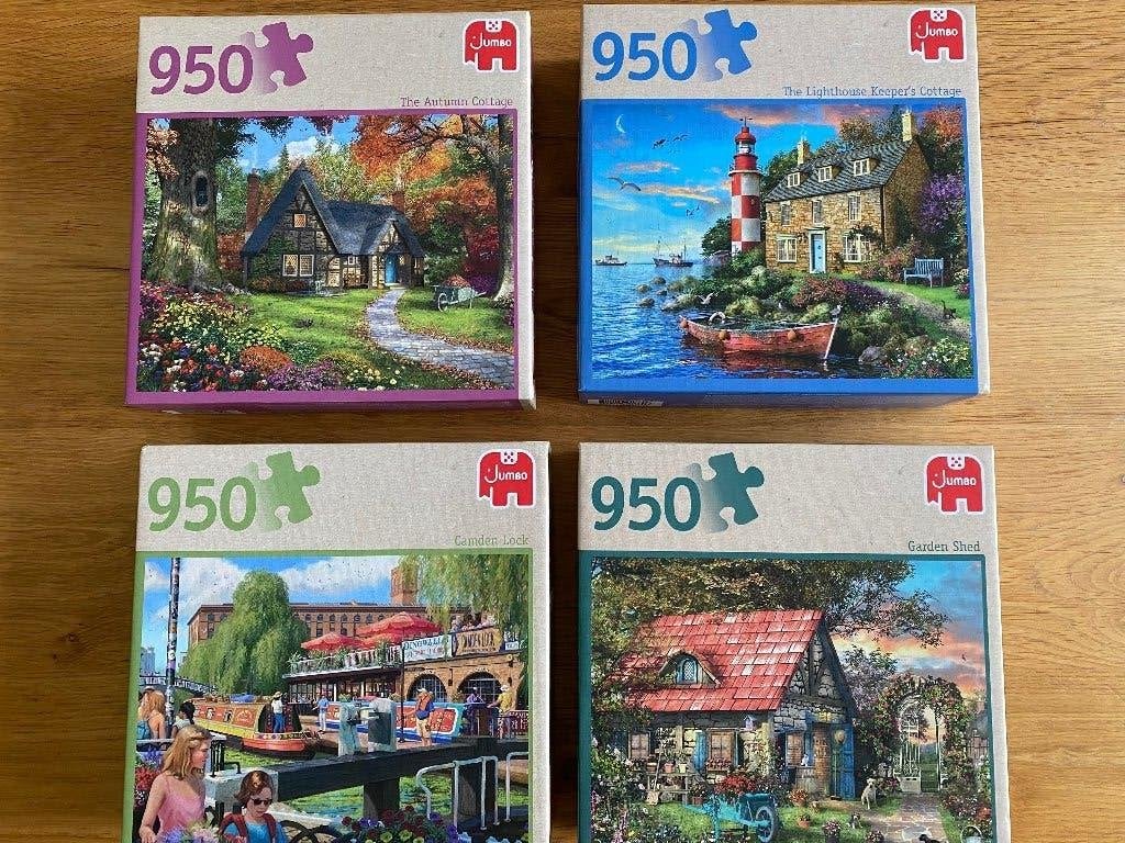 Puzzel Jumbo 950 stukjes, Ophalen, 500 t/m 1500 stukjes, Zo goed als nieuw, Legpuzzel