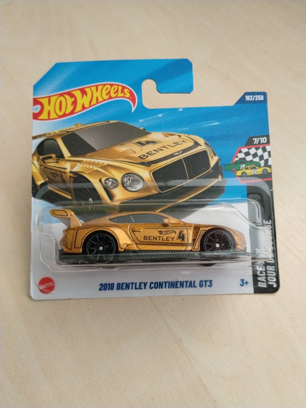 Hotwheels 2018 Bentley Continental GT3 hot wheels, Ophalen of Verzenden, Nieuw, Auto
