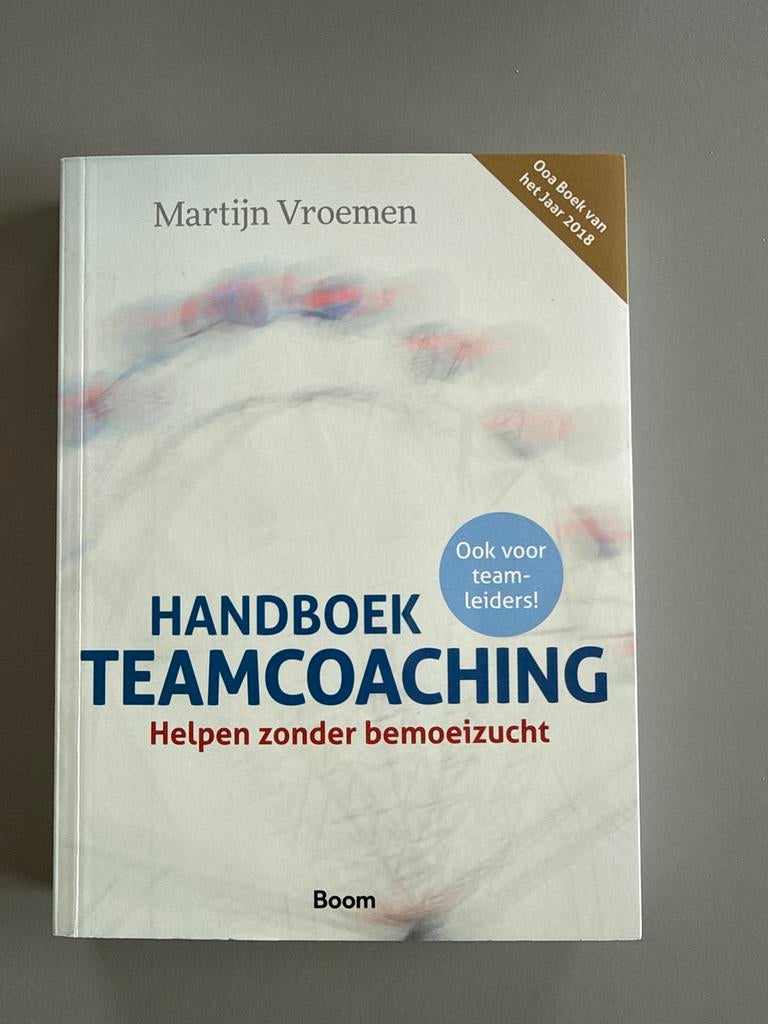 Handboek Teamcoaching - Martijn Vroemen (2018), Ophalen of Verzenden, Zo goed als nieuw