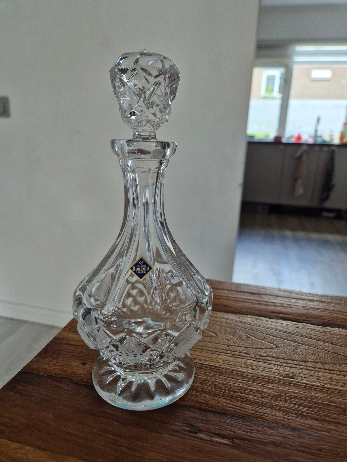 Bohemia Crystal Karaf 24% Loodkristal - Jihlavské Sklárny, Antiek en Kunst, Antiek | Glas en Kristal, Ophalen of Verzenden