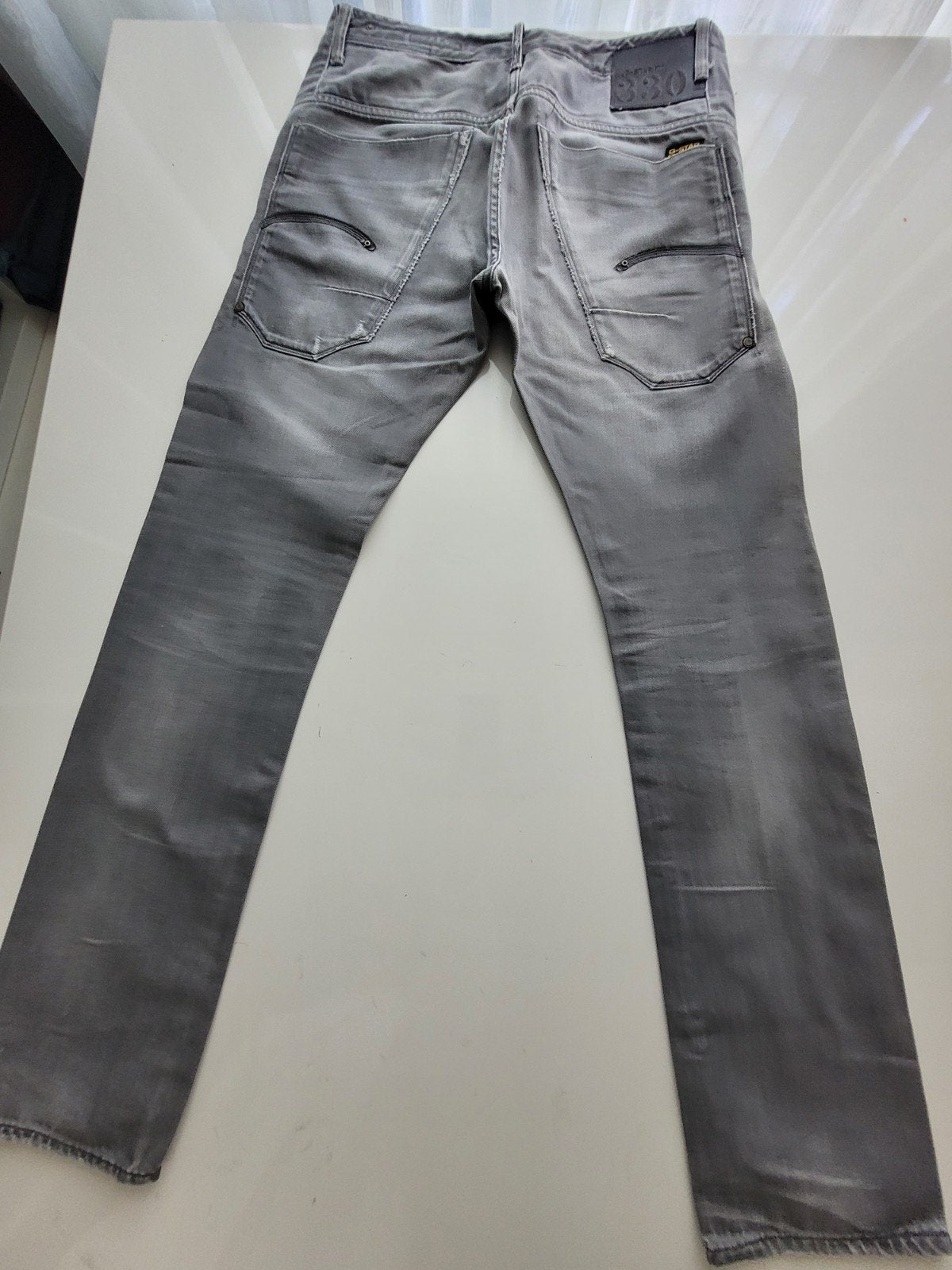 CLASSIC G STAR RAW STRUCTOR SLIM JEANS SIZE 32/34, Ophalen of Verzenden, Zo goed als nieuw, Blauw, W32 (confectie 46) of kleiner