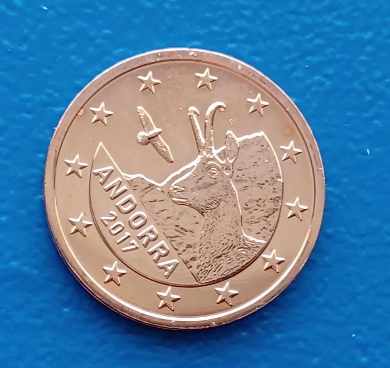 Andorra 2 Eurocent - 2017 UNC, Verzenden, Overige landen, 2 cent, Losse munt