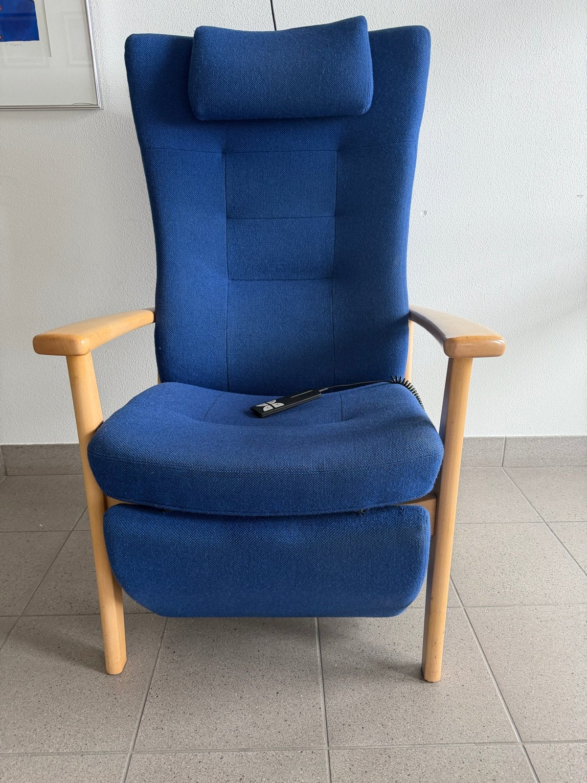 Farstrup 5080 Plus elektrische relaxfauteuil - Scandinavisch, Ophalen, 75 tot 100 cm, Zo goed als nieuw, Stof