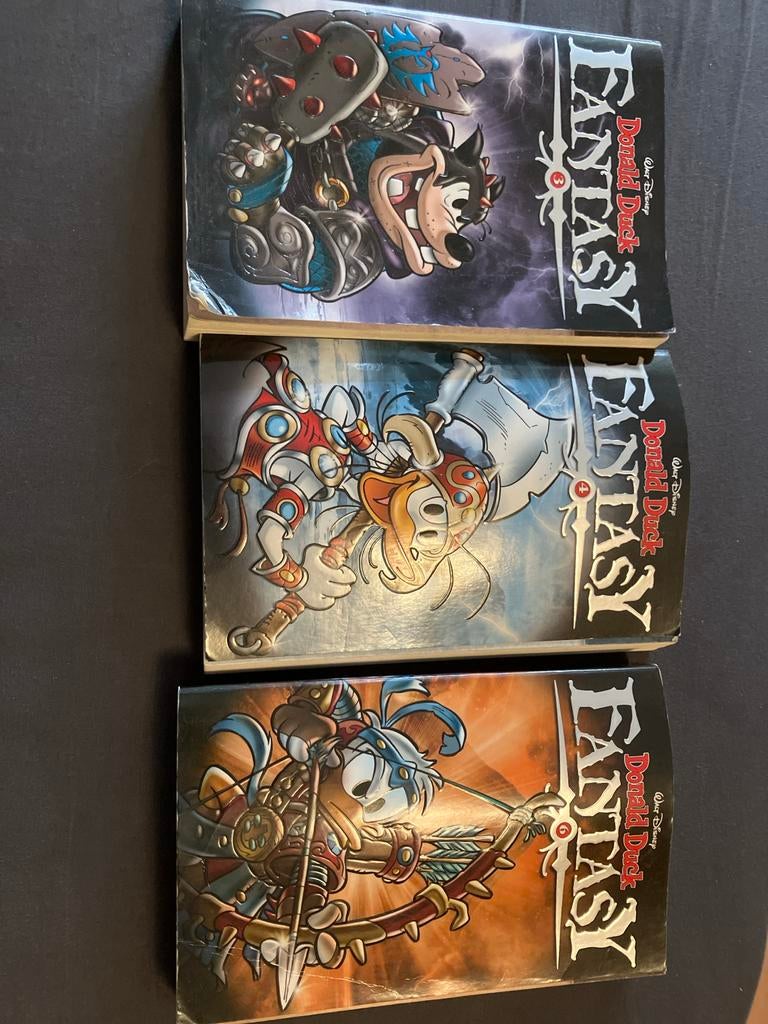 Donald Duck Fantasy serie 3 stuks, Meerdere stripboeken, Ophalen of Verzenden, Gelezen