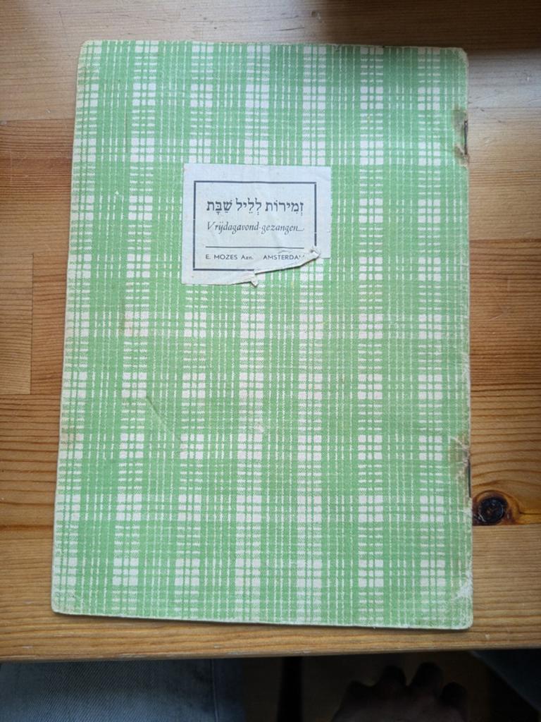 Vrijdagavond-gezangen. MozesAzn. (1939), Ophalen of Verzenden, Gelezen, E. Mozes Azn., Jodendom