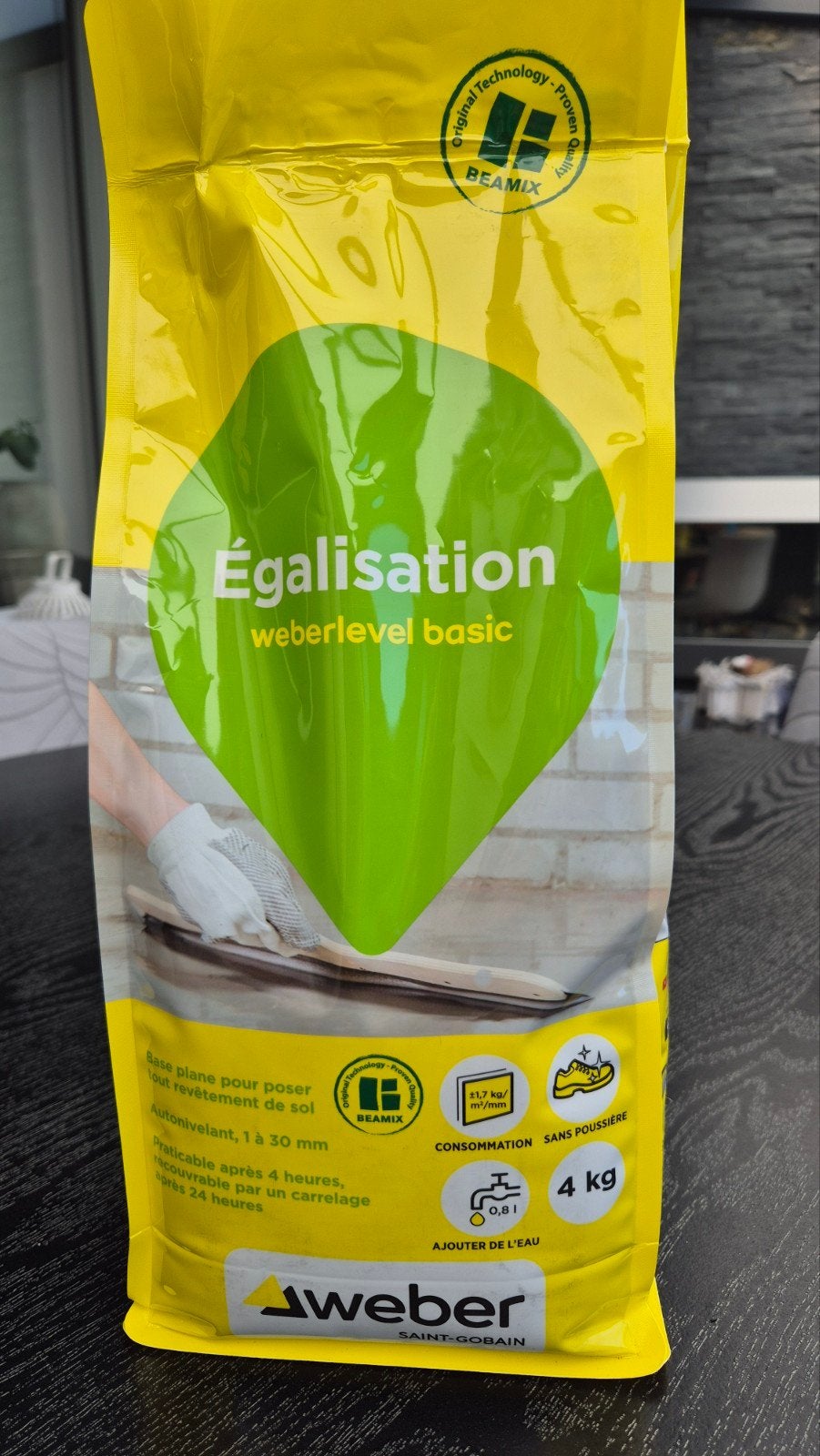 weber 4 kilo egalisatie poeder, Ophalen, Nieuw