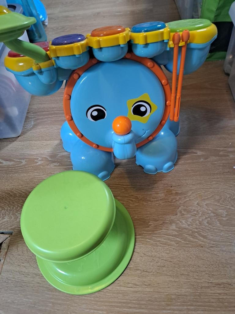VTech Baby Muziek Olifant Drumstel Speelgoed, Kinderen en Baby's, Speelgoed | Overig, Ophalen, Gebruikt, Jongen of Meisje