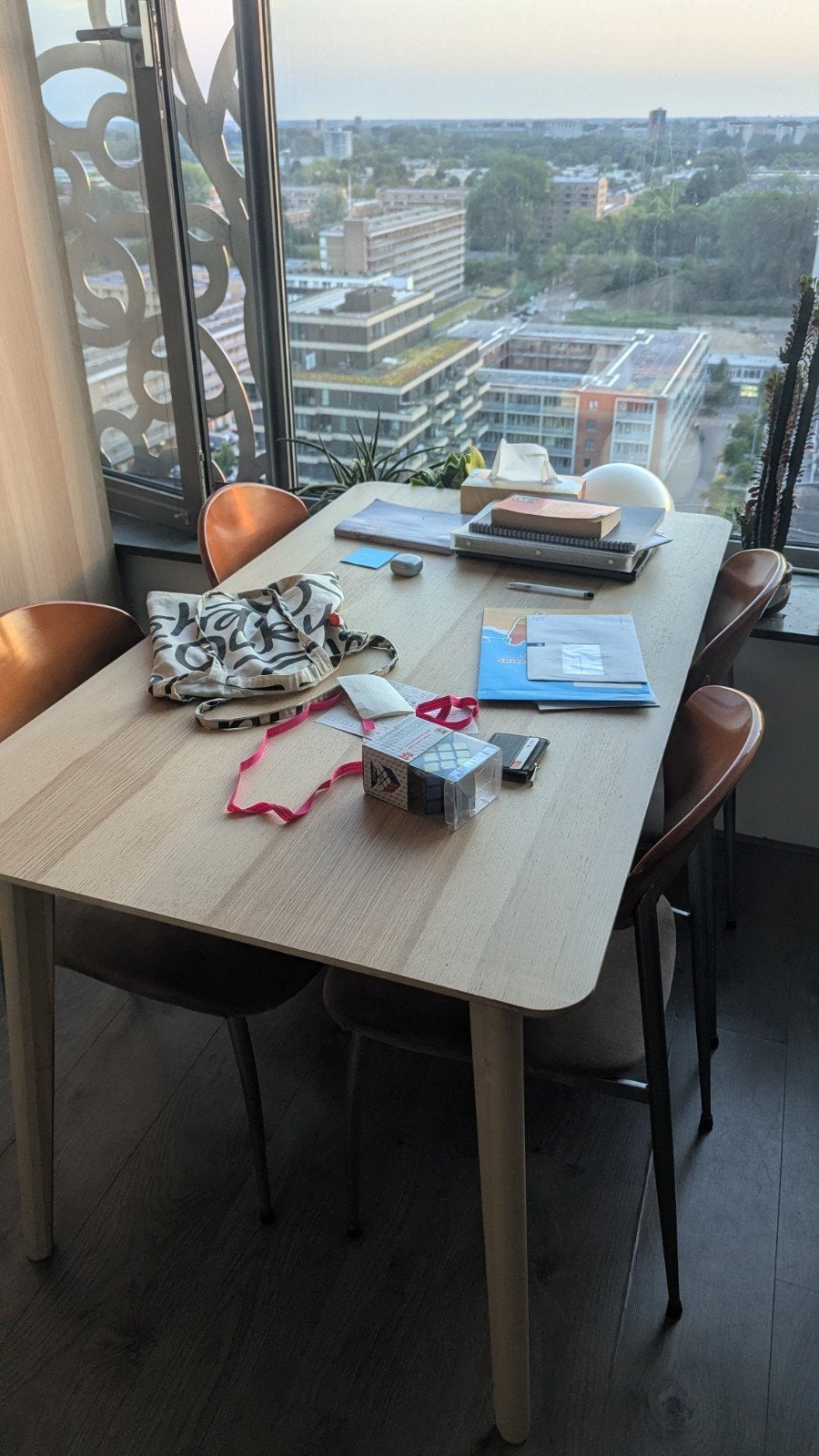 Ikea Lisabo eettafel, Ophalen, Gebruikt, 100 tot 150 cm, 50 tot 100 cm