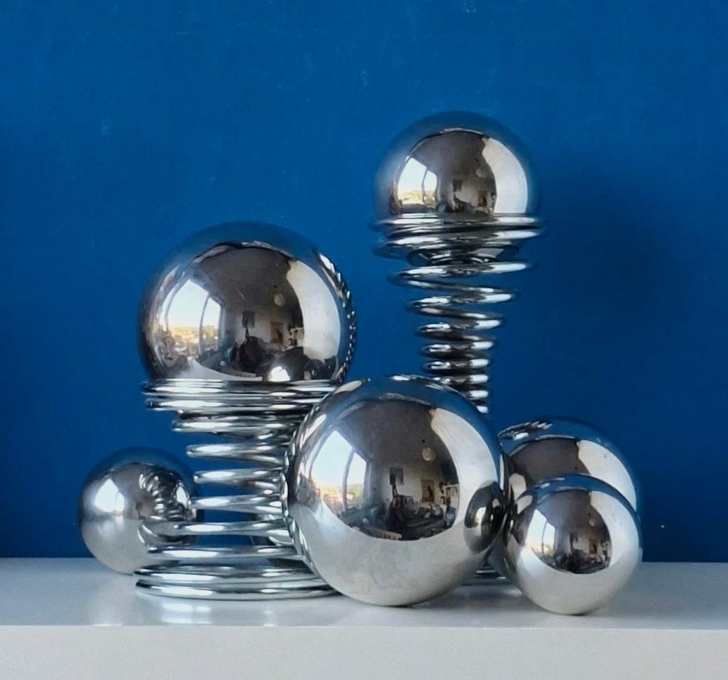 Glimmende spiegelballen, Ophalen of Verzenden, Gebruikt