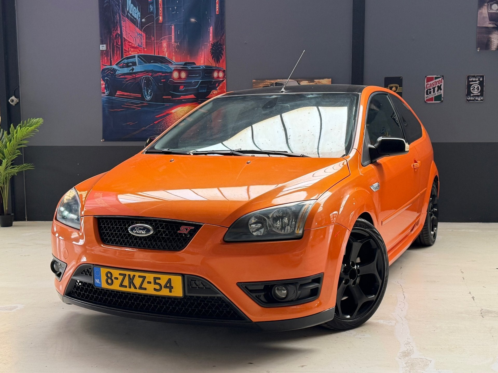 Ford Focus 2.5-20V ST |Milltek | Recaro |, Stof, Gebruikt, Zwart, Overige kleuren