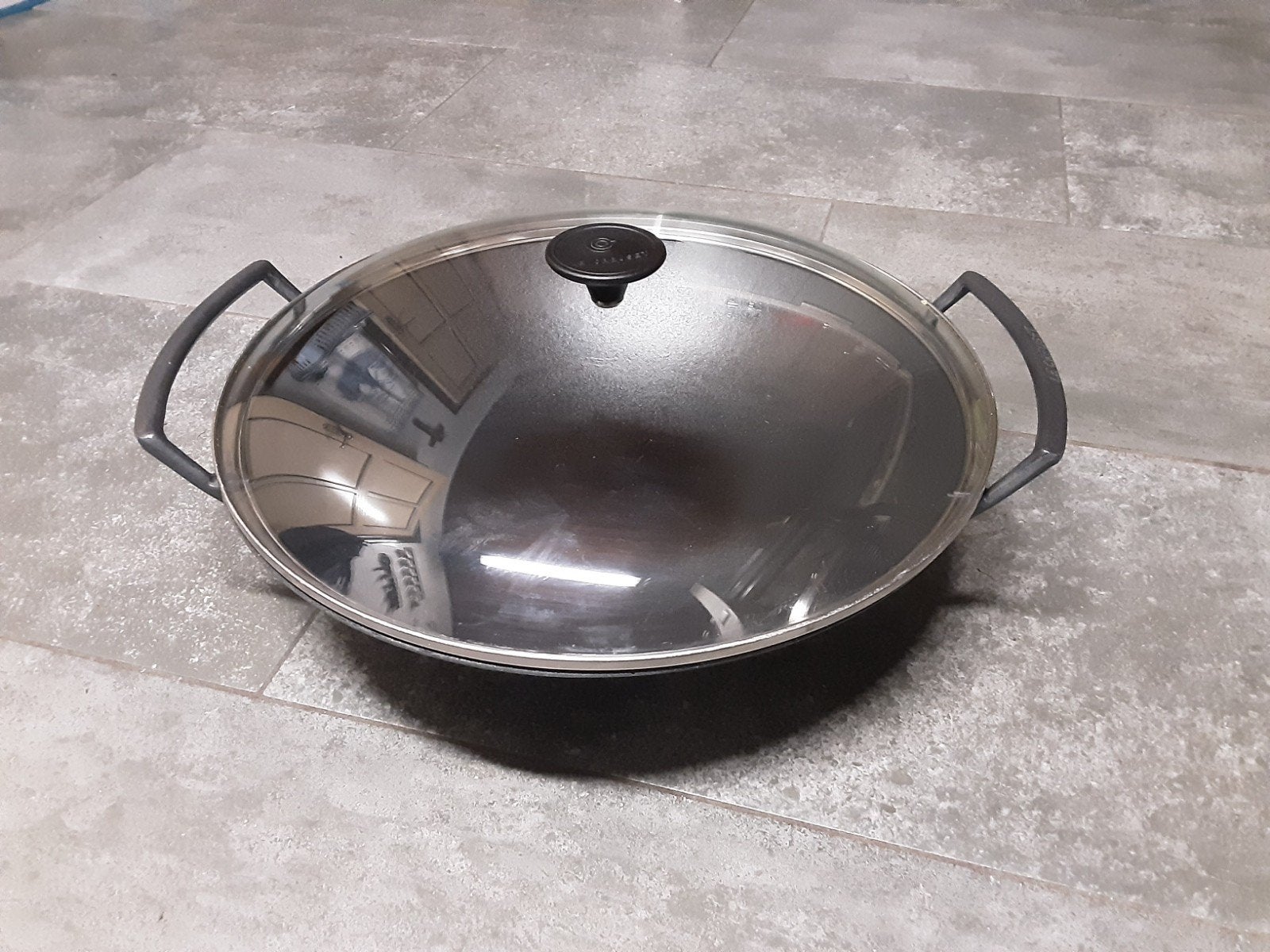 LE CREUSET gietijzeren wokpan 36cm, Ophalen