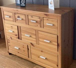 Mooie ladekast/commode kast - 9 lades (100x34,5x80), Ophalen, Gebruikt, 50 tot 100 cm, 3 of 4 laden