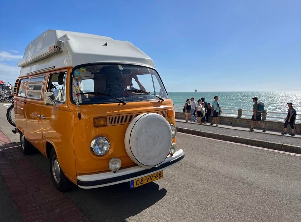 Volkswagen T2 Westfalia camper, Auto's, Stof, Overige carrosserieën, Volkswagen, Geel