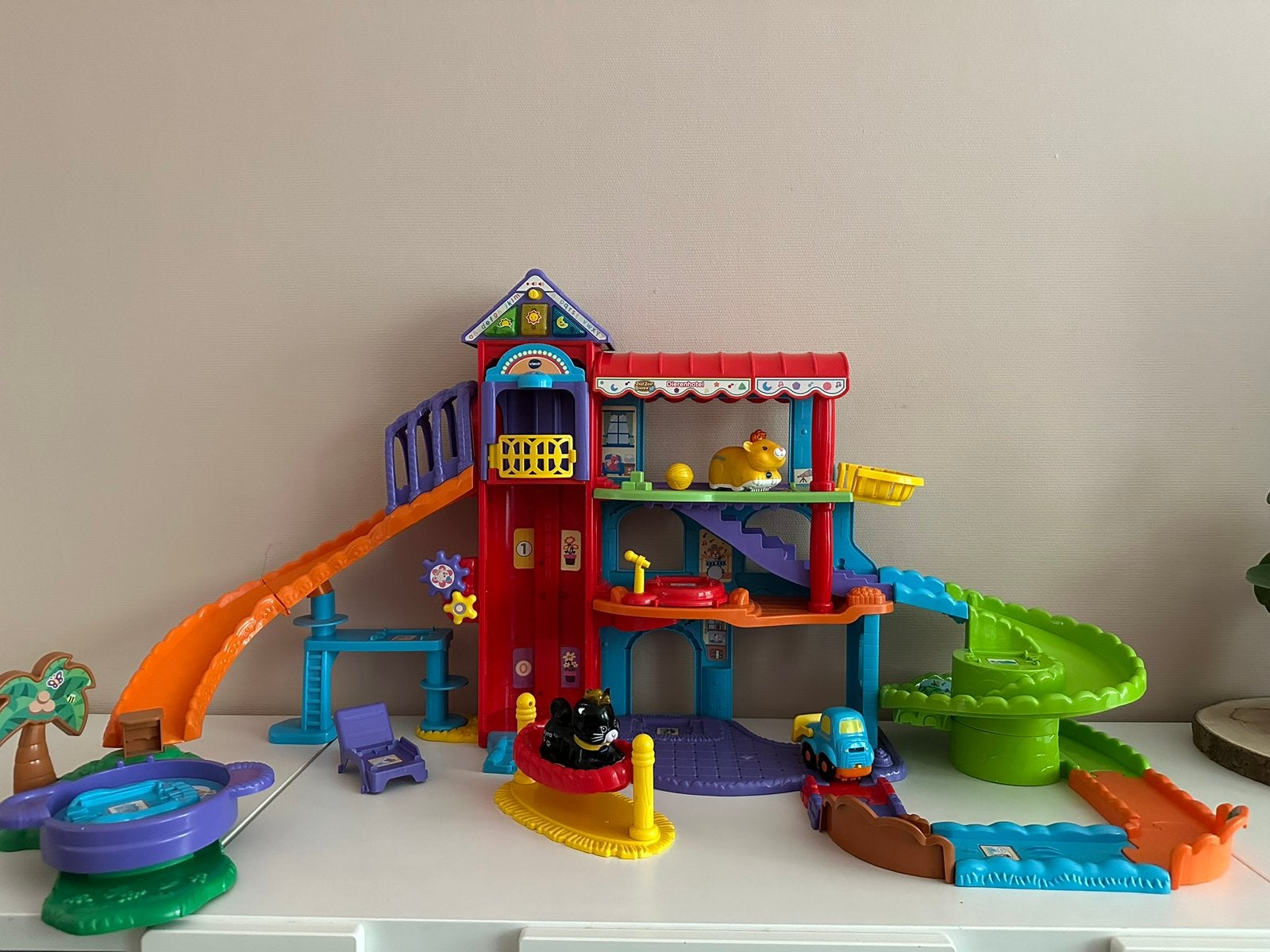 Vtech dierenhotel Zoef Zoef, Kinderen en Baby's, Speelgoed | Vtech, Ophalen, Gebruikt, 2 tot 4 jaar