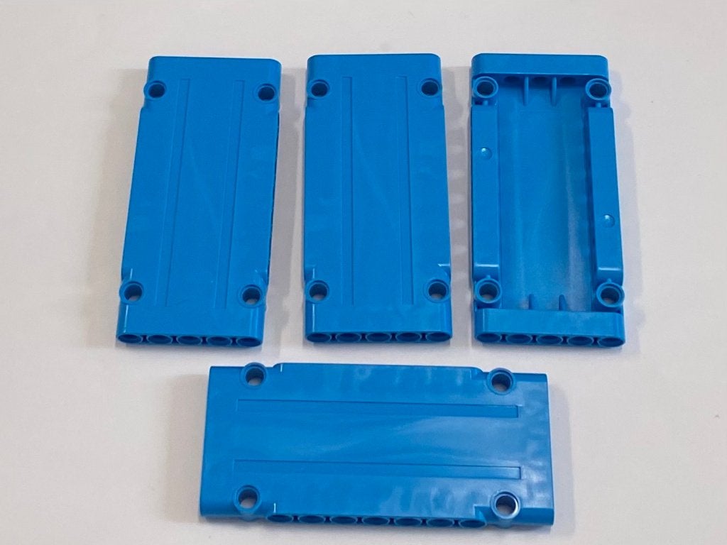 Partij 4x nieuwe brede Lego Technic panelen, diverse kleuren, Overige thema's, Lego, Nieuw, Ophalen of Verzenden