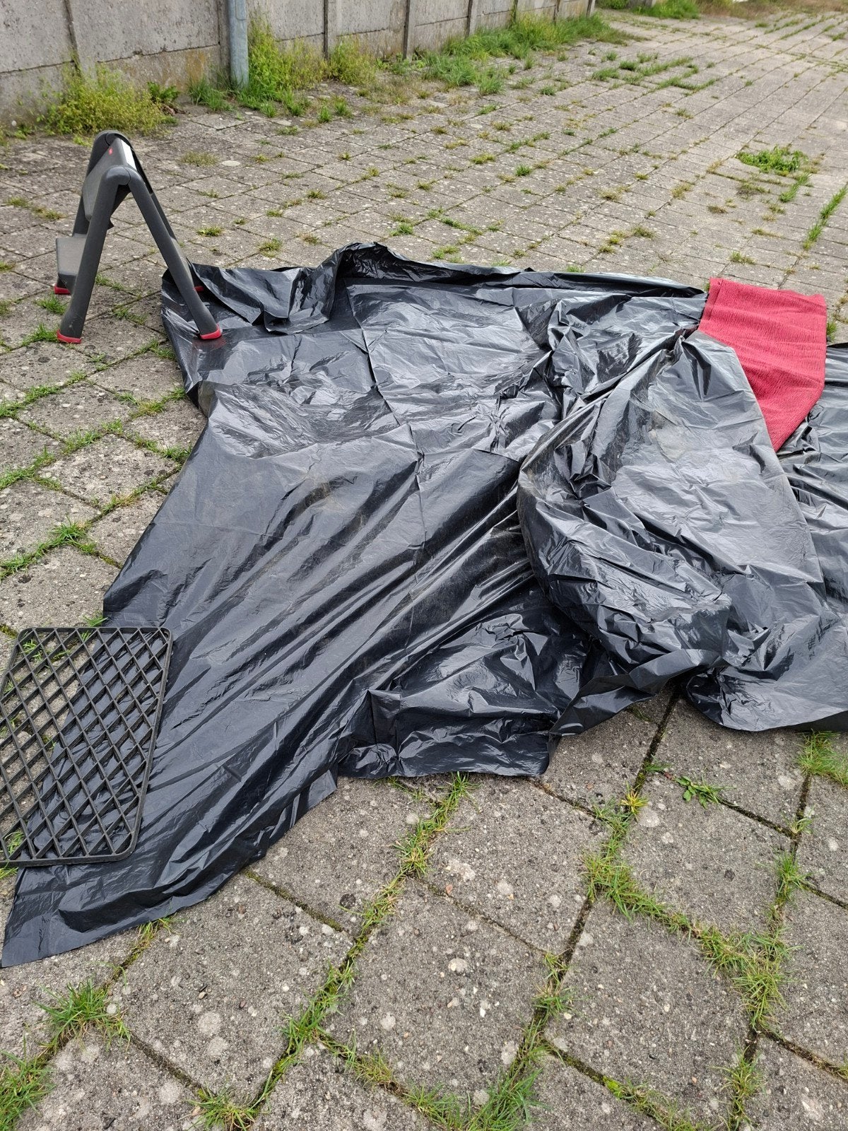 2 grote stukken plastic en diverse plankjes, Ophalen, Gebruikt