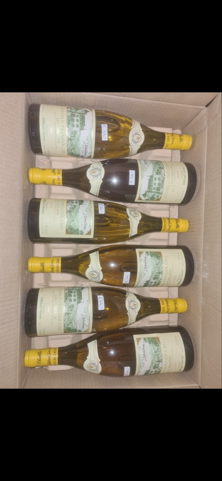 Chablis 1er Cru - Witte Wijn uit Bourgogne 1999, Frankrijk, Ophalen of Verzenden, Witte wijn, Zo goed als nieuw