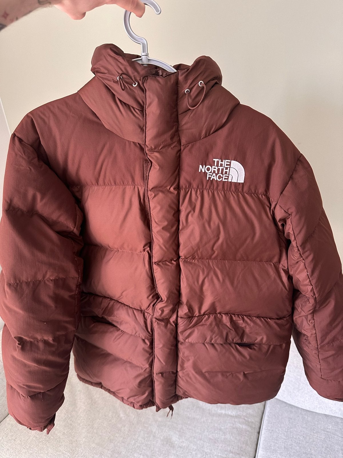 The North Face down jacket size M, Ophalen of Verzenden, Zo goed als nieuw, Maat 48/50 (M), Bruin