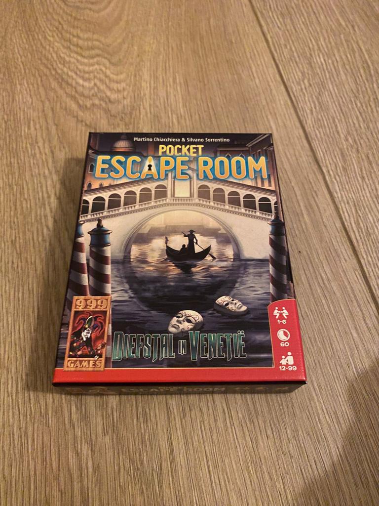 Pocket Escape Room: Diefstal in Venetië, Hobby en Vrije tijd, Gezelschapsspellen | Bordspellen, Een of twee spelers, Ophalen of Verzenden