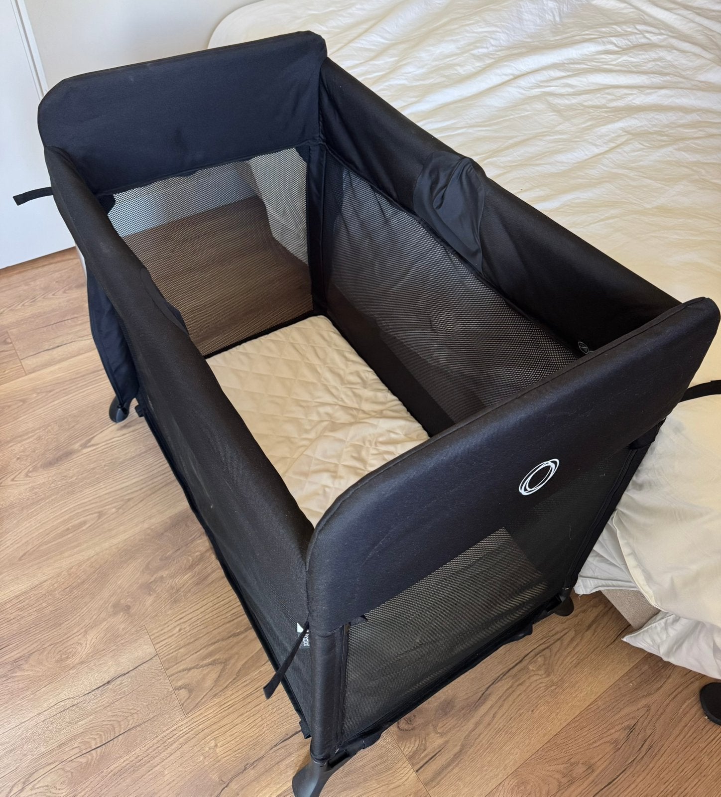 Bugaboo Stardust Campingbedje - Black, Ophalen, Nieuw, Reisbedje