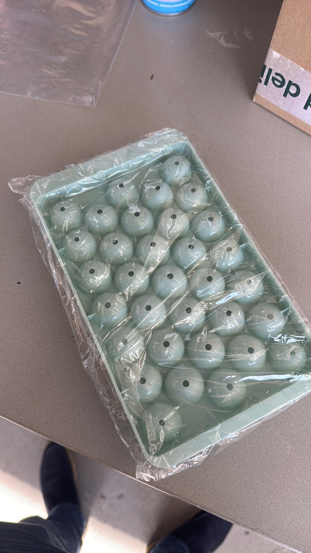 Ijsblokjes mal blauw medium, Ophalen of Verzenden, Zo goed als nieuw