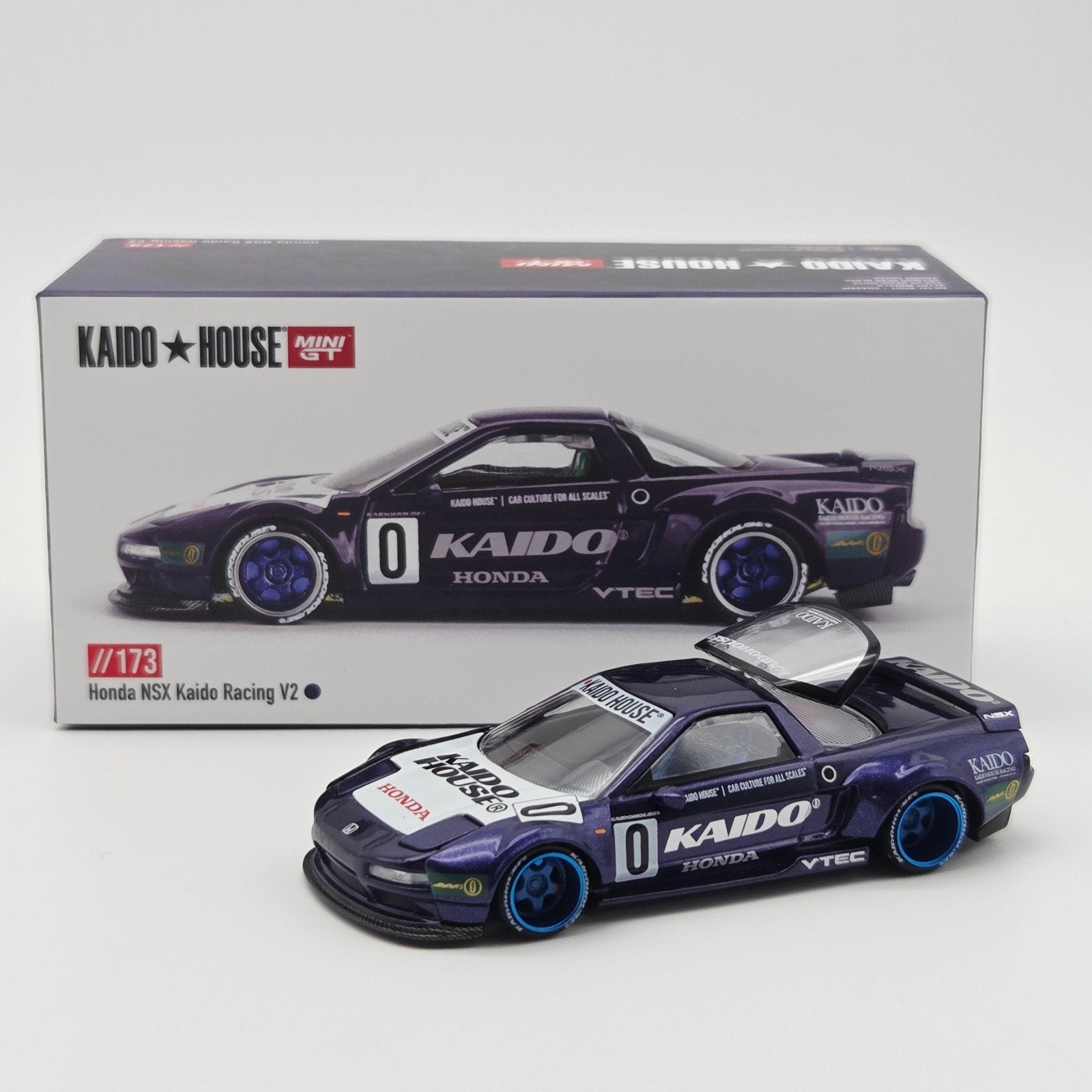 AKTIE! Mini Gt – 1990 Honda NSX Kaido Racing V2, purple