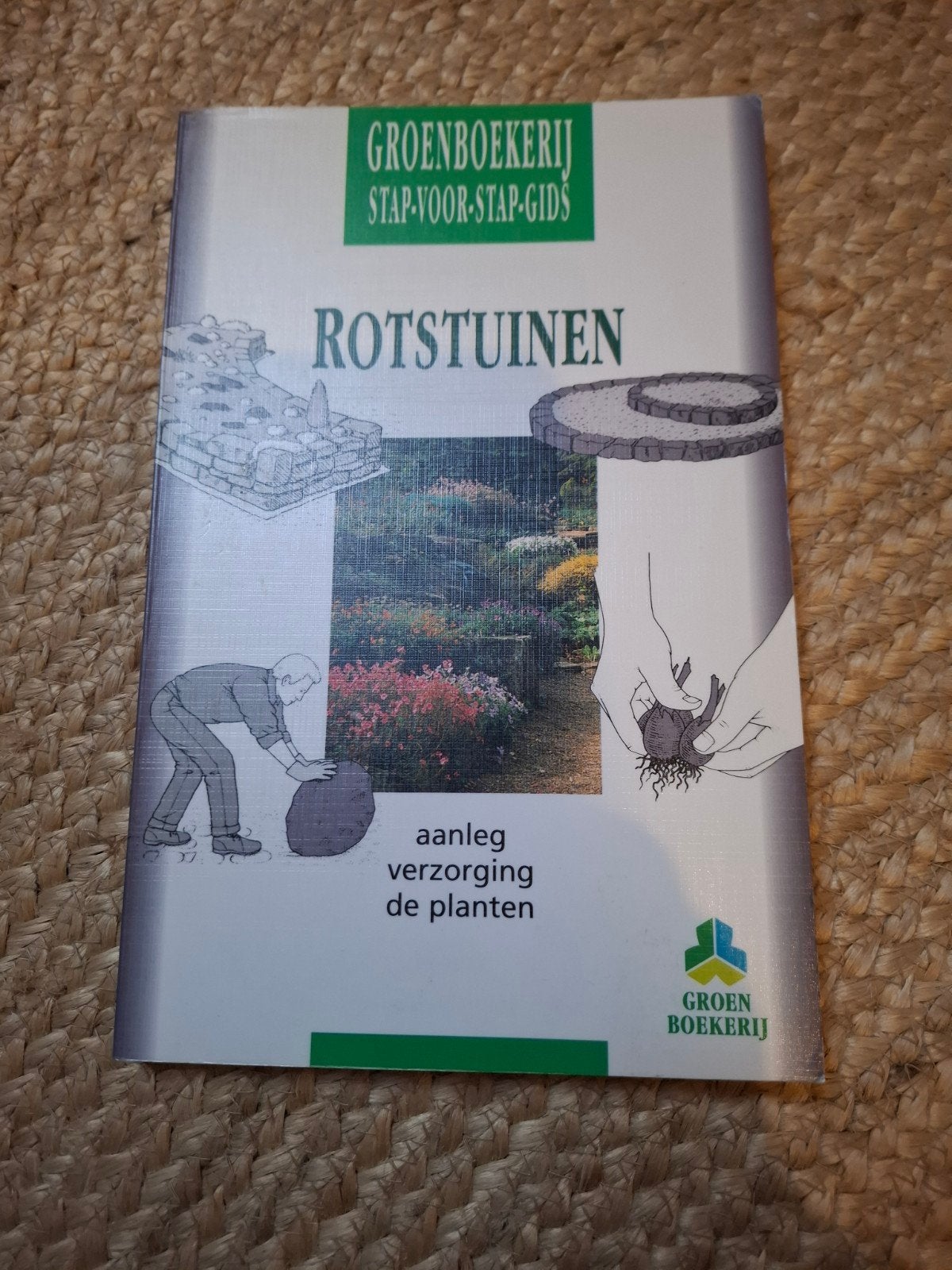 Groen Boekerij: Stap-voor-stap-gids Rotstuinen, Boeken, Ophalen of Verzenden, Gelezen, Onbekend, Tuinieren en Tuinplanten