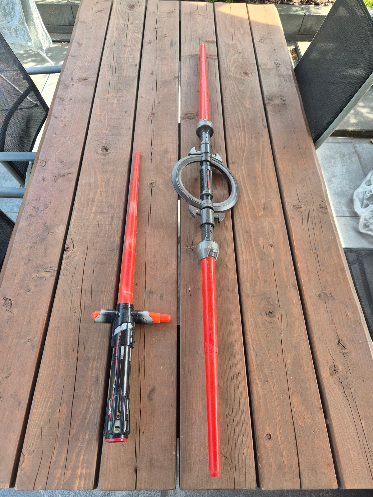 Star Wars lightsabers, Ophalen, Gebruikt