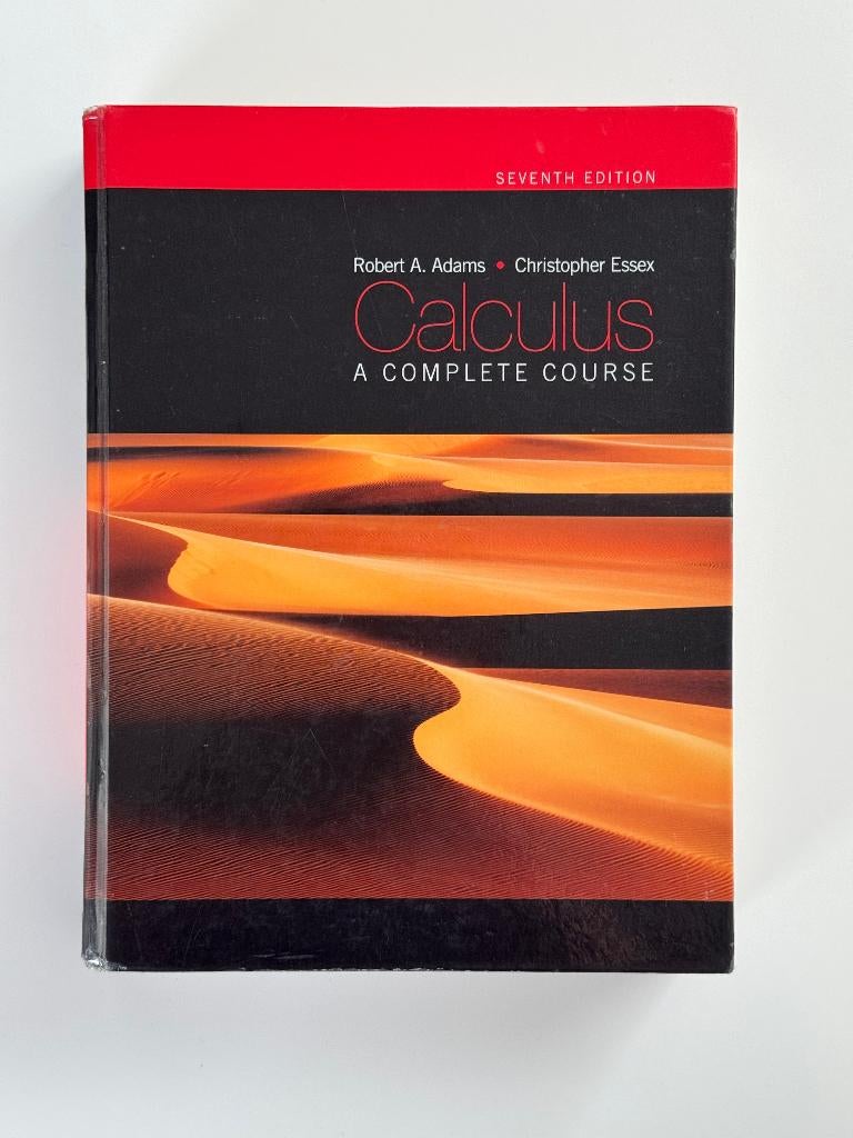 Calculus - A Complete Course - 7th Edition, Gelezen, Diverse auteurs, Ophalen of Verzenden, WO