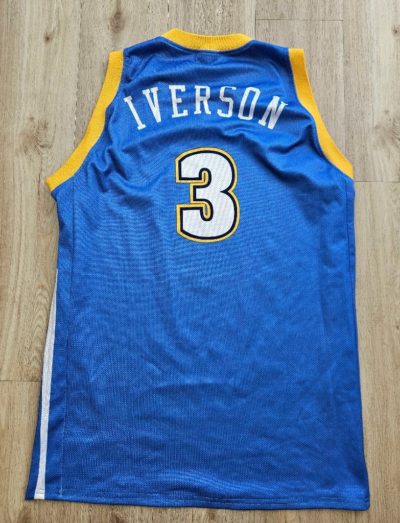Vintage NBA jersey Iverson 1990s, Ophalen of Verzenden, Zo goed als nieuw, Kleding