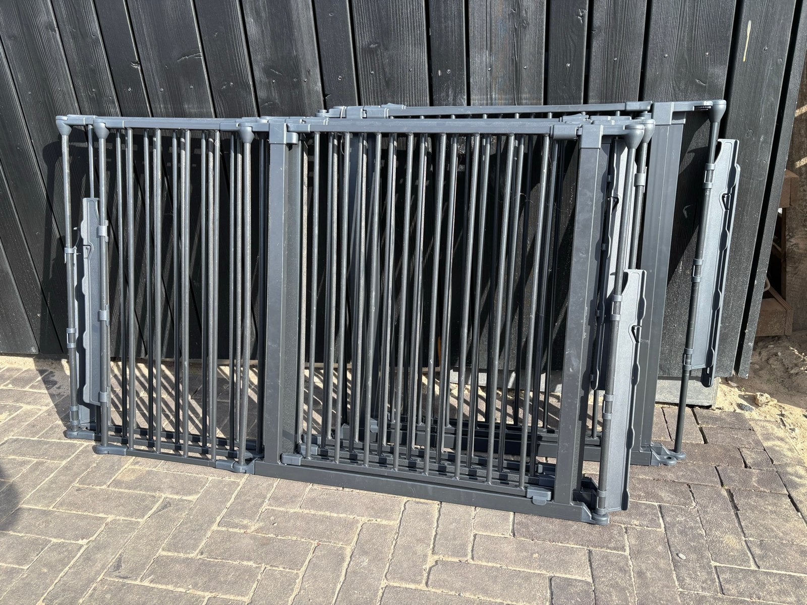 Babydan Flex Traphekjes Set - Modulair en Uitbreidbaar, Kinderen en Baby's, Traphekjes, Ophalen, Gebruikt, 115 cm of meer, Metaal of IJzer