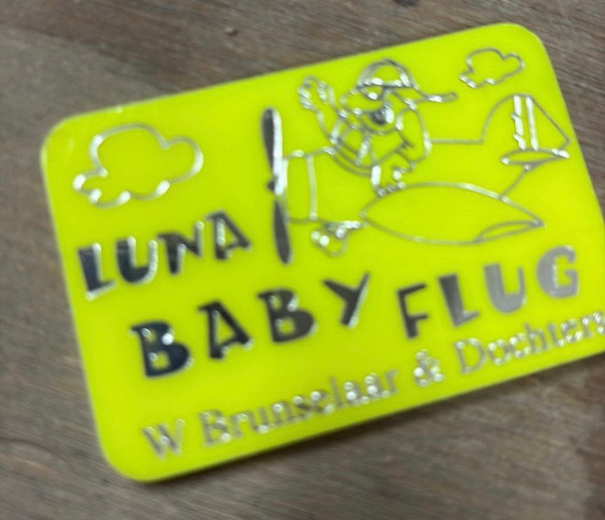 luna babyflug brunselaar penning, Postzegels en Munten, Ophalen of Verzenden, Overige materialen, Nederland