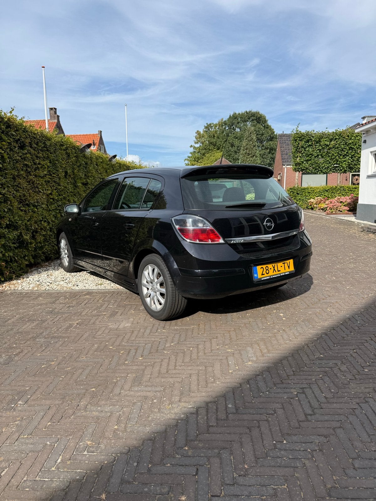 Opel Astra 1.8 16V 5D 2007 Zwart, Auto's, Opel, Voorwielaandrijving, 1796 cc, Zwart, Particulier