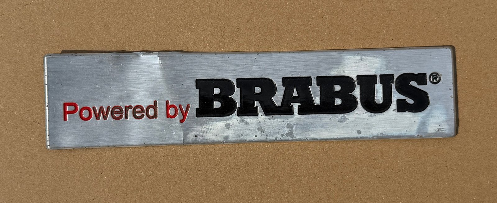 Powered by Brabus embleem Smart Roadster motor, Ophalen of Verzenden