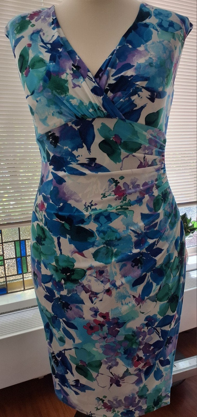 Prachtige Ralph Lauren jurk, maat  40 of 42, bloemenprint, Kleding | Dames, Ralph Lauren, Ophalen of Verzenden, Zo goed als nieuw